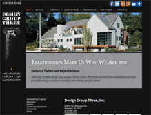 Tablet Screenshot of designgroupthree.com